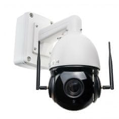 Secutek 5MP prenosna varnostna kamera 4G PTZ z do 1 leta delovanja - 30x optični zoom