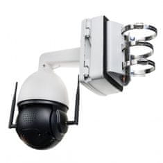 Secutek 5MP prenosna varnostna kamera 4G PTZ z do 1 leta delovanja - 30x optični zoom