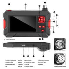 Secutek Dvojna nadzorna kamera z zaslonom LCD P30 10 m kabla