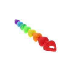 Toyjoy Analne kroglice "Rainbow Heart Beads" (R10276)