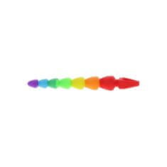 Toyjoy Analne kroglice "Rainbow Heart Beads" (R10276)