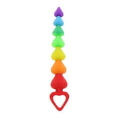 Toyjoy Analne kroglice "Rainbow Heart Beads" (R10276)