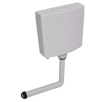 Vidaxl WC kotliček 3/6 L siv