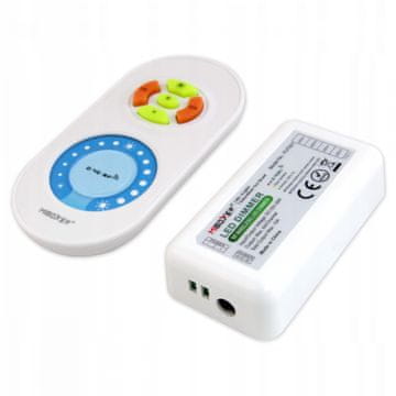 MiBoxer Kontroler za enobarvne LED trakove RF 12/24V z daljincem na dotik