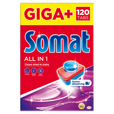 Somat  All in 1 Giga+ tablete za pomivalni stroj, 120/1