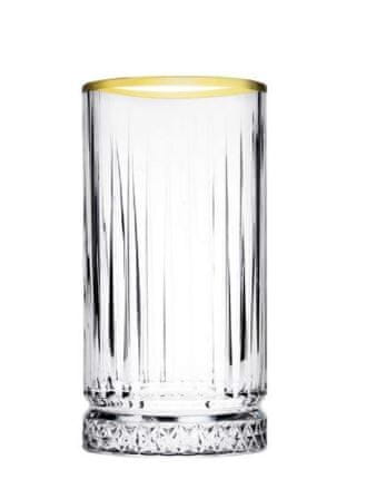 Pasabahce Set Elysia kozarcev za sok z zlatim robom, 45 cL, 4 kosov - Odprta embalaža