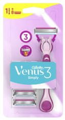 Gillette Simply Venus 3 ročaj brivnika + 8 glav