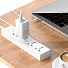 Mcdodo GAN, MCDODO MINI POLNILNIK 2X USB / USB-C PD QC - 47W CH-8580
