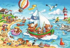 Ravensburger Puzzle Počitnice ob morju 2x24 kosov