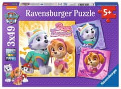 Ravensburger Puzzle Paw Patrol: Girl Power 3x49 kosov