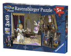 Ravensburger Puzzle Playmobil Royal wedding 3x49 kosov