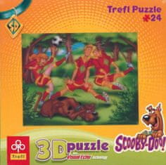 Trefl Puzzle Scooby Doo: Nogomet 3D 24 kosov