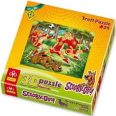 Trefl Puzzle Scooby Doo: Nogomet 3D 24 kosov