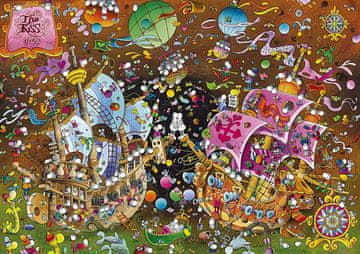 Clementoni Puzzle Mordillo: Poljub 6000 kosov