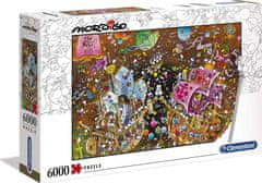 Clementoni Puzzle Mordillo: Poljub 6000 kosov