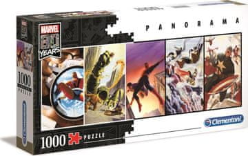 Clementoni Panoramska sestavljanka 80 let Marvel 1000 kosov