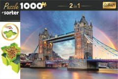 Trefl Sestavljanka s sorterjem 2v1 Tower Bridge, London 1000 kosov