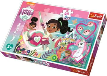 Trefl Puzzle Nella, princesa vitezov MAXI 24 kosov
