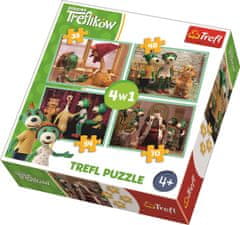 Trefl Puzzle Treflíci 4 v 1 (35,48,54,70 kosov)