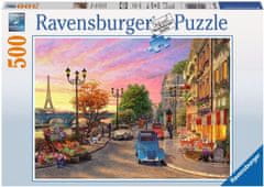 Ravensburger Puzzle Večer v Parizu 500 kosov