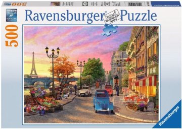 Ravensburger Puzzle Večer v Parizu 500 kosov