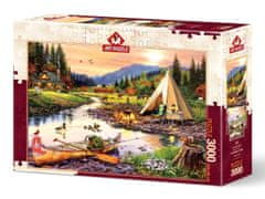 Art puzzle Puzzle Kampiranje 3000 kosov