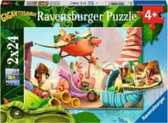 Ravensburger Puzzle Gigantosaurus: Up for Adventure 2x24 kosov