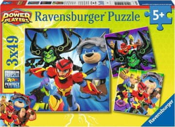 Ravensburger Puzzle Power Players 3x49 kosov