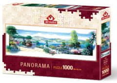 Art puzzle Panoramska sestavljanka Vrt na terasi 1000 kosov