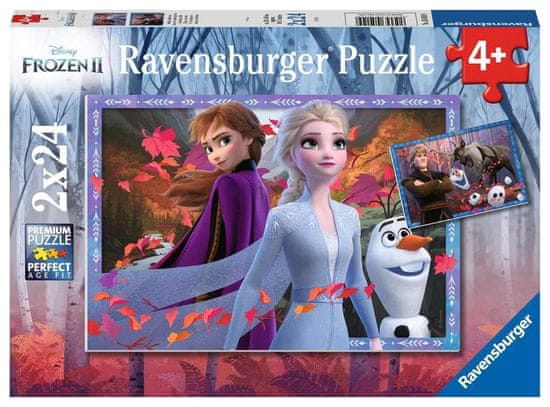 Ravensburger Puzzle Ledeno kraljestvo 2, 2x24 kosov