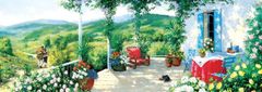 Art puzzle Panoramska sestavljanka Gost na verandi 1000 kosov
