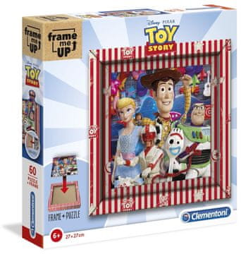 Clementoni Puzzle Frame Me Up: Svet igrač (Toy Story) 60 kosov