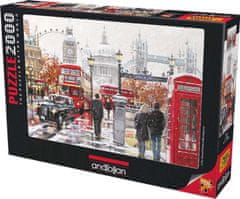 AnaTolian Puzzle Zasneženi London 2000 kosov