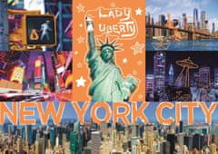 Trefl Puzzle Neon Color Line New York 1000 kosov