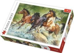 Trefl Puzzle Trije divji konji 1500 kosov