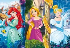 Clementoni Puzzle Disney princeske: Ariel, Locika in Pepelka MAXI 60 kosov