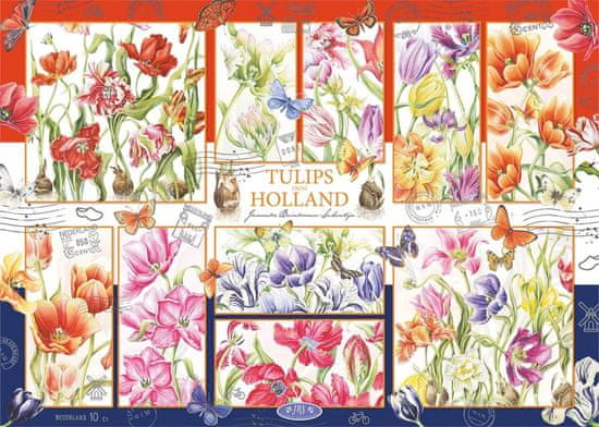 Jumbo Puzzle Nizozemski tulipani 1000 kosov