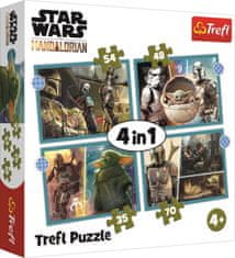 Trefl Puzzle Star Wars: Mandalorian 4v1 (35,48,54,70 kosov)