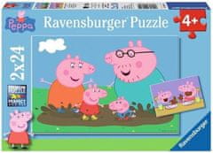 Ravensburger Puzzle Pepin the Pig: Happy family life 2x24 kosov