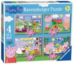 Puzzle Peppa Pig: Fun days 4 v 1 (12,16,20,24 kosov)