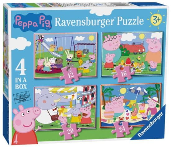 Ravensburger Puzzle Peppa Pig: Fun days 4 v 1 (12,16,20,24 kosov)