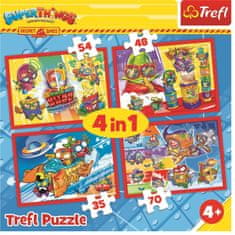 Trefl Puzzle Super Things: Secret Spies 4 v 1 (35,48,54,70 kosov)