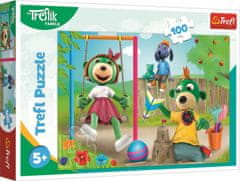 Trefl Puzzle Treflíci: Zabava na vrtu 100 kosov
