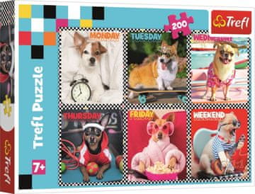 Trefl Puzzle Happy dogs 200 kosov