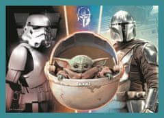 Trefl Puzzle Mandalorian in njegov svet 4 v 1 (35,48,54,70 kosov)