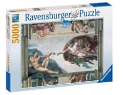 Ravensburger Puzzle Stvarjenje Adama 5000 kosov