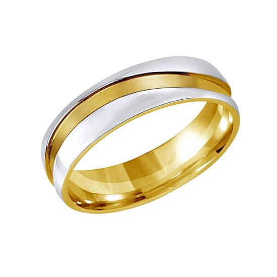 Silvego Poročni jekleni prstan za moške in ženske MARIAGE RRC2050-M