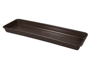Plastični pladenj LOBELIA, 60 cm, rjav