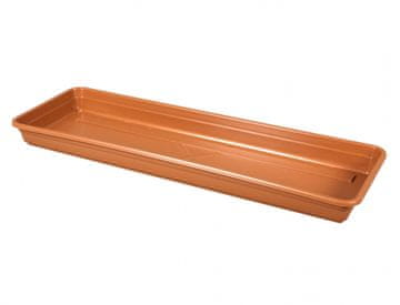 LOBELIA plastični krožnik 50 cm, terakota