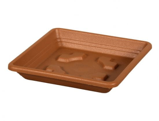 Nicoli Pladenj za cvetlične lončke QUADRATO iz plastike 36x36cm